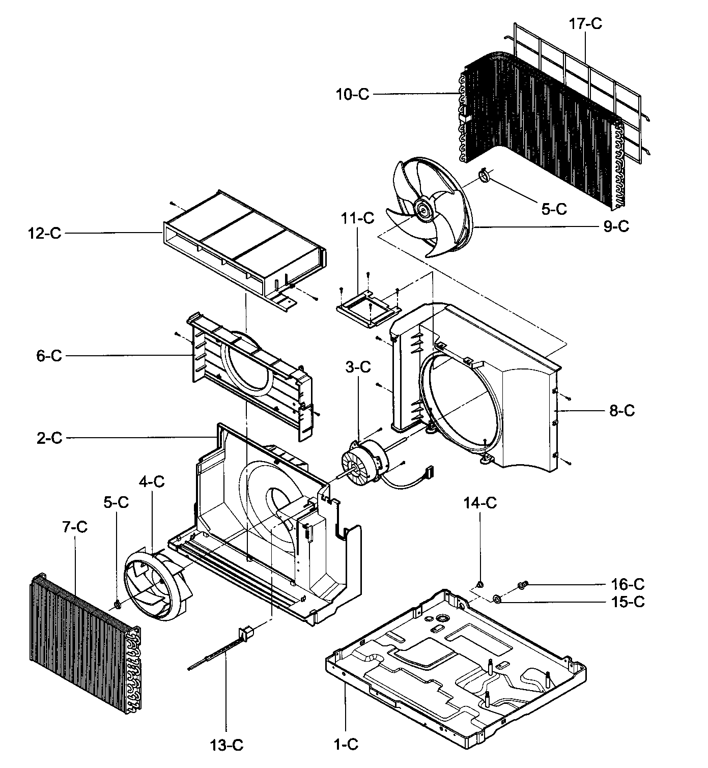 Air handling/cycle parts