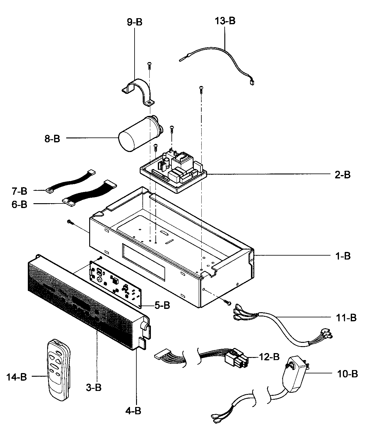 Control box assy