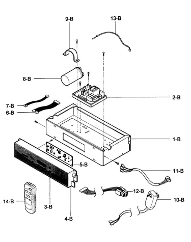 Control box assy