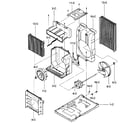 Kenmore 58075123700 air handling/cycle parts diagram
