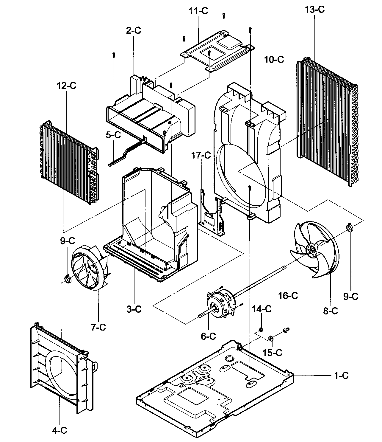 Air handling/cycle parts