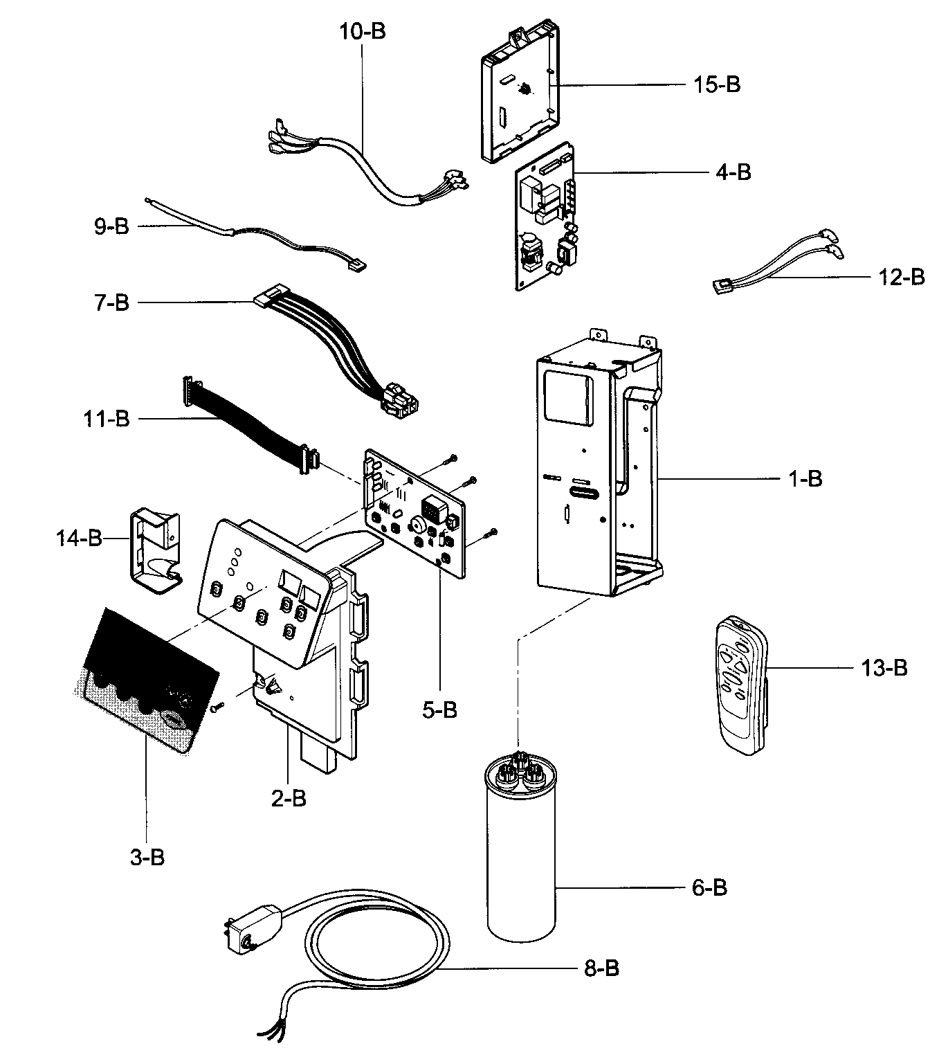 Control box assy