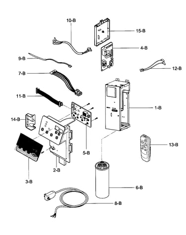 Control box assy