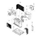 Kenmore 58075130700 air handling/cycle parts diagram