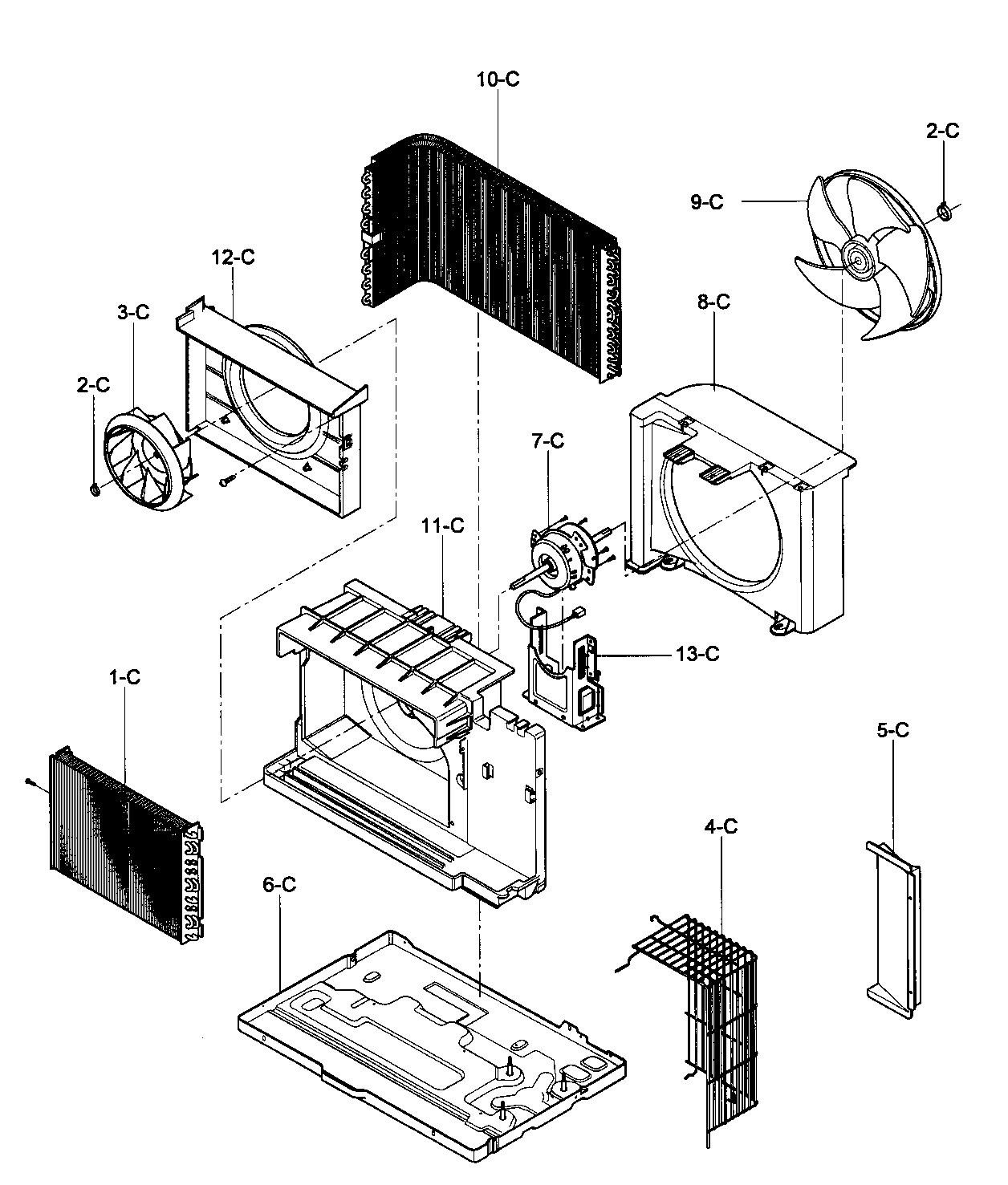 Air handling/cycle parts