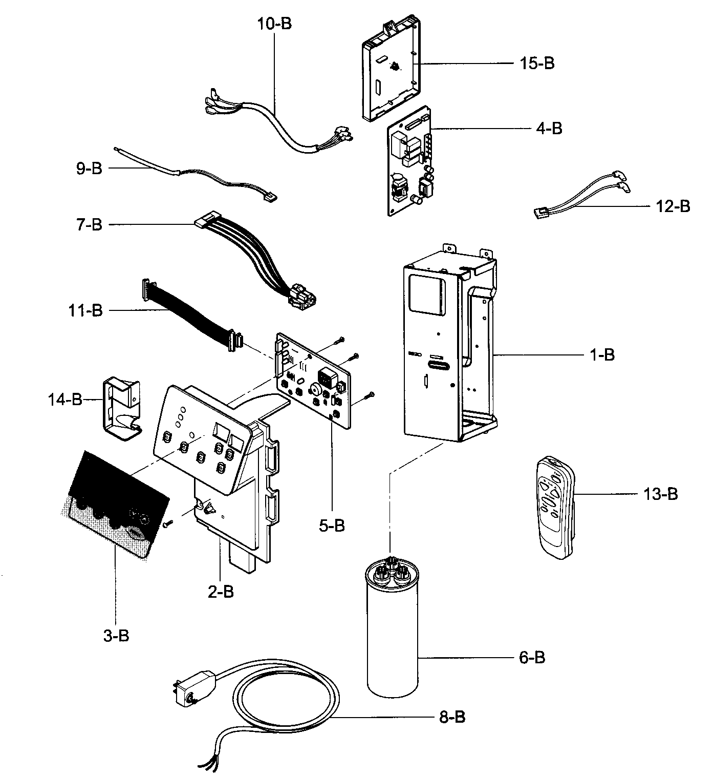 Control box assy