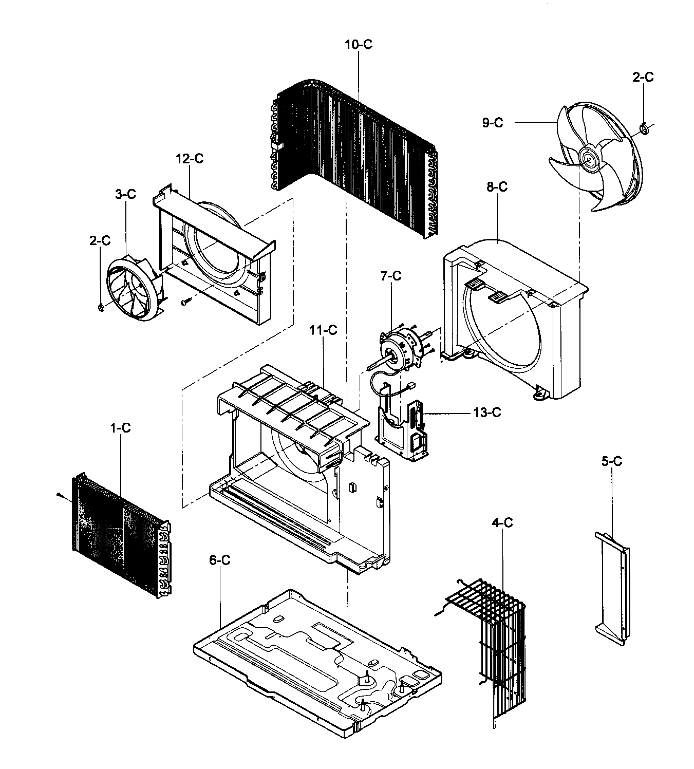 Air handling/cycle parts