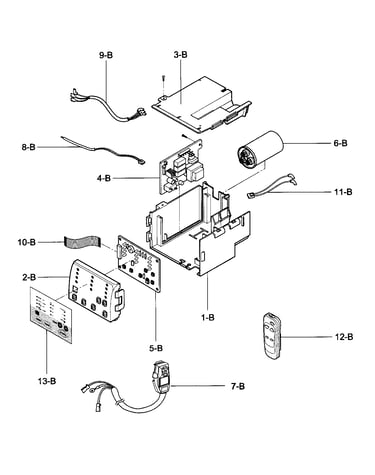 Control box assy