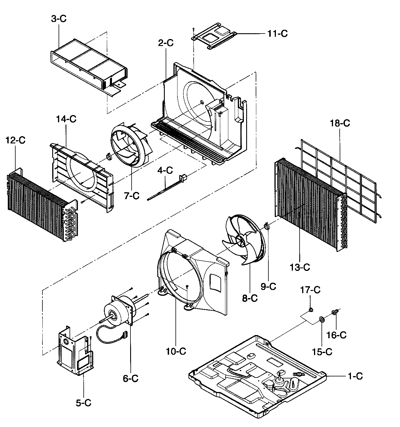 Air handling/cycle parts