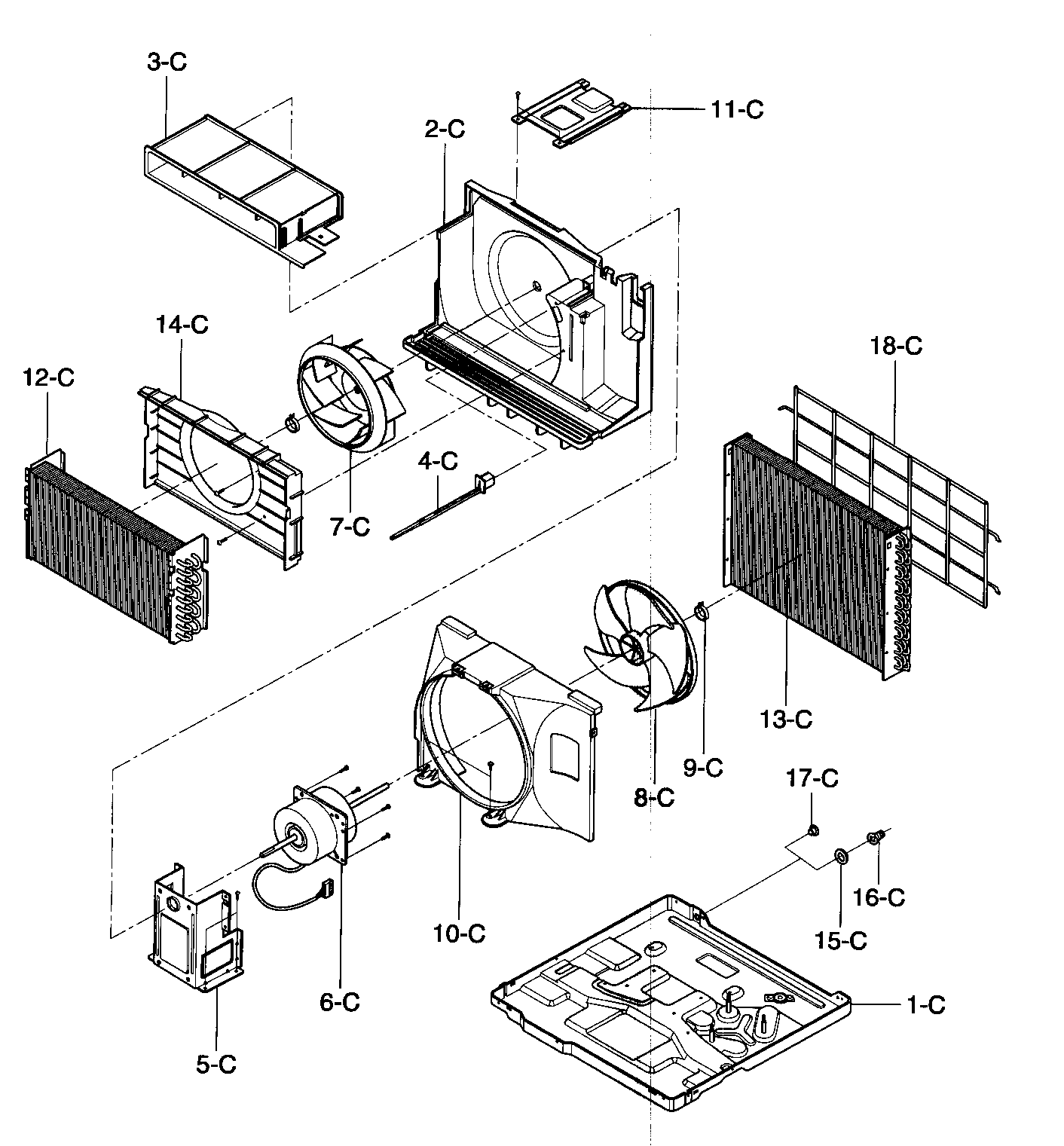 Air handling/cycle parts