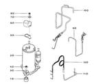 Kenmore 58075281700 compressor parts diagram