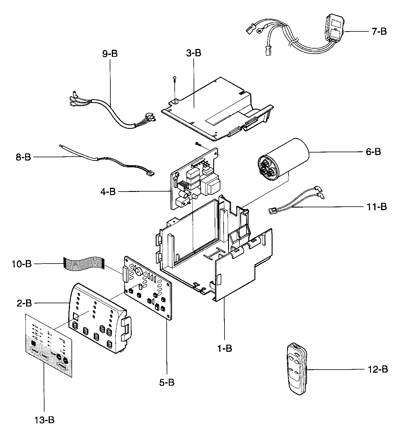 Control box assy