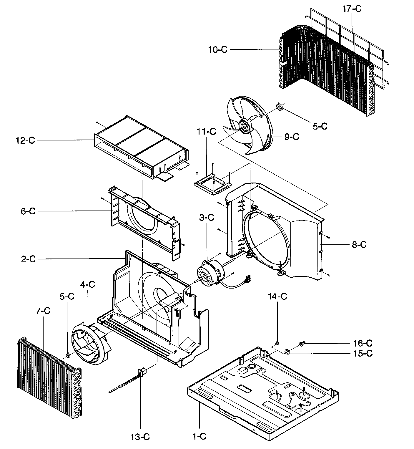 Air handling/cycle parts