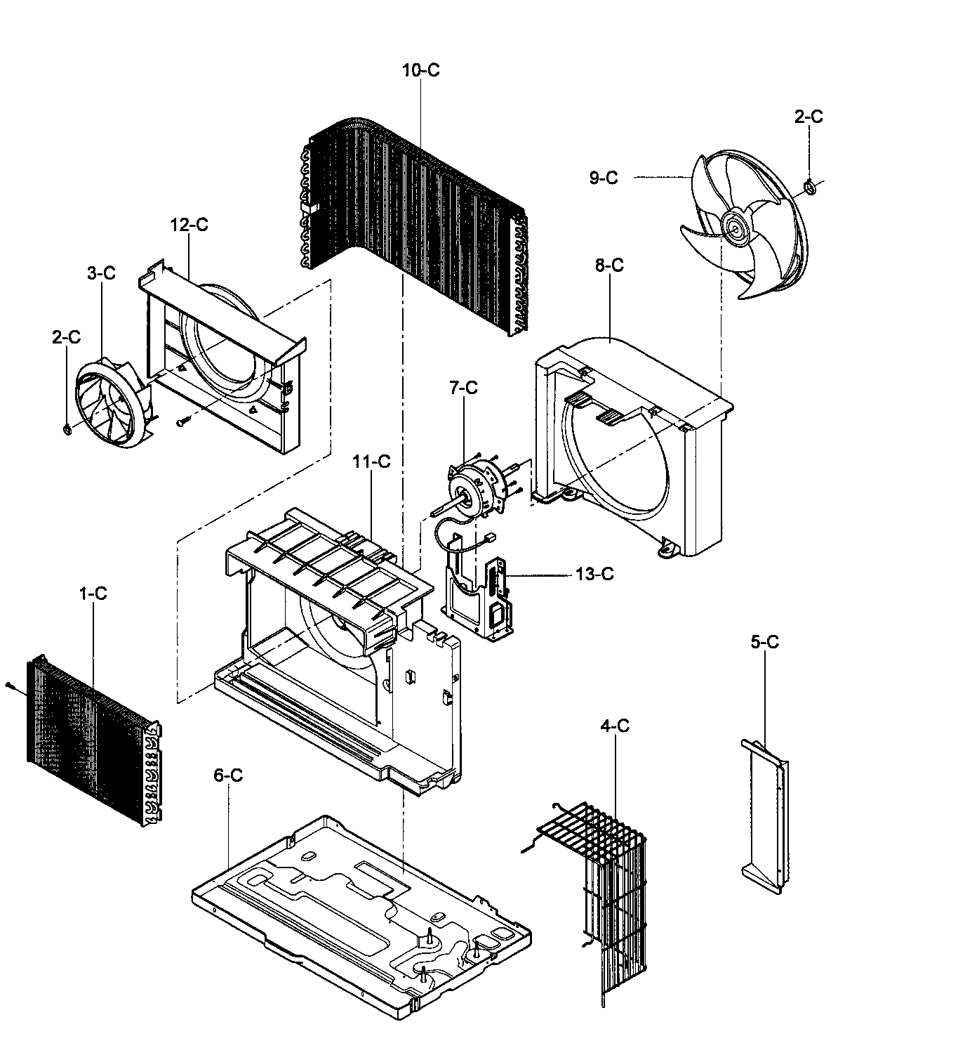Air handling/cycle parts