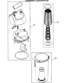 Dirt cup assy