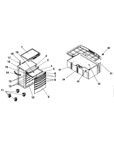 Cabinet parts