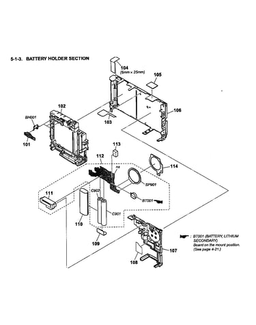Bt holder assy