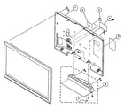 Sony KDL-52W3000 rear cover/stand diagram