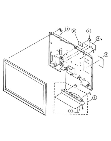 Rear cover/stand