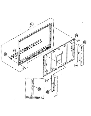 Front panel assy