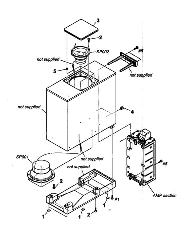 Speaker cabinet assy