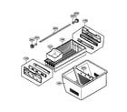Kenmore Elite 79577196600 freezer parts diagram