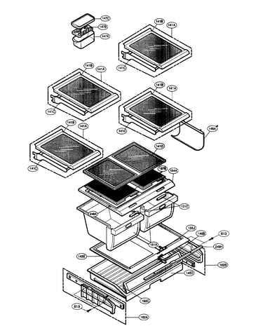 Refrigrator parts