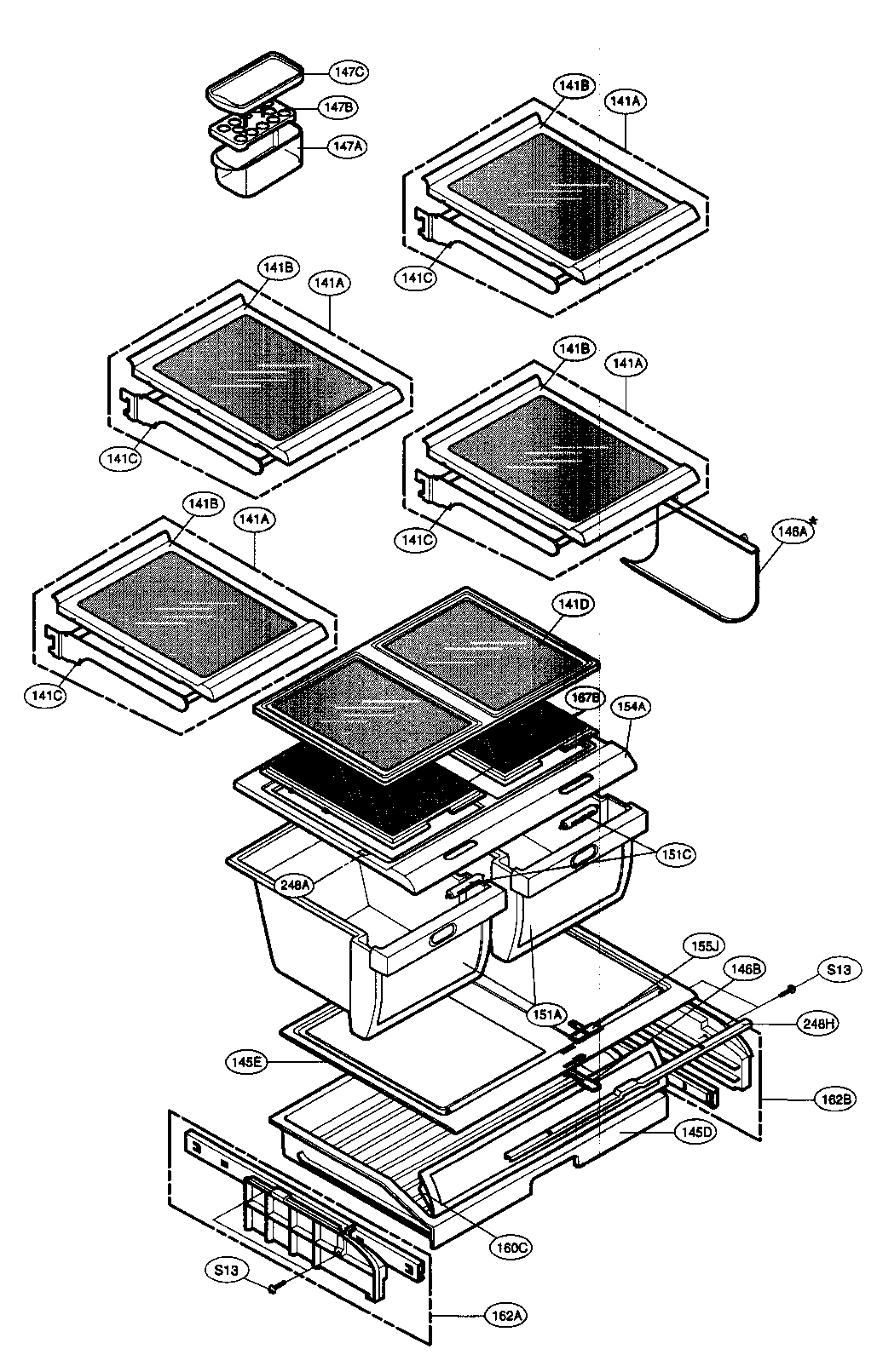 Refrigerator parts