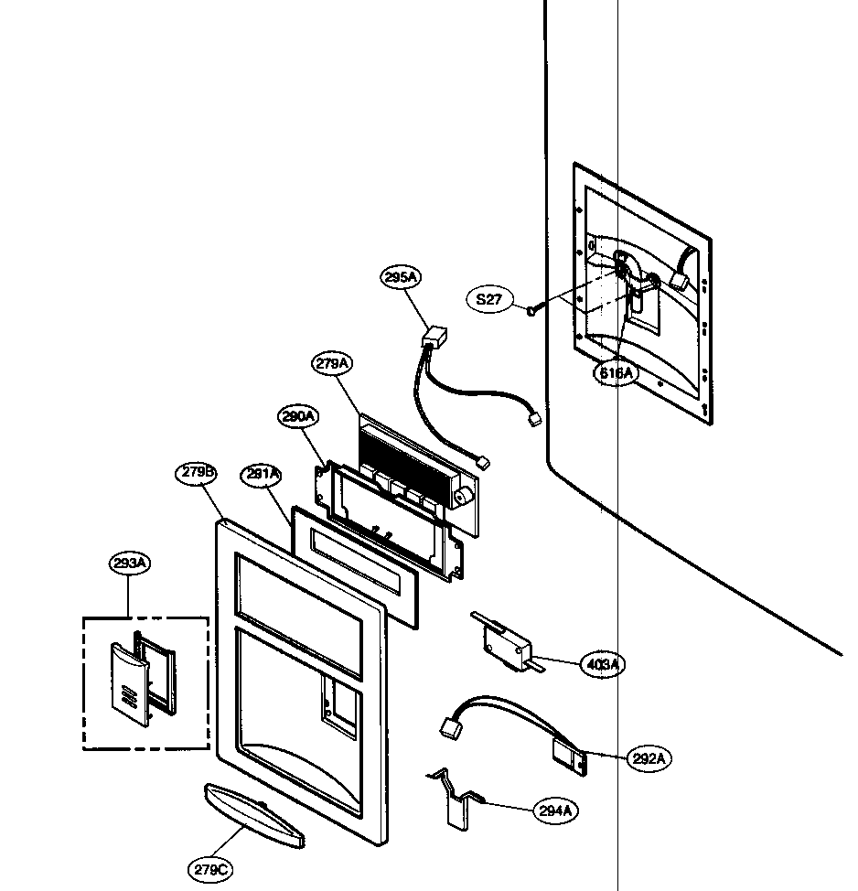 DISPENSER PARTS