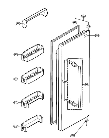 Refrigeror door