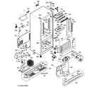 LG LBN22515SB/00 case parts diagram