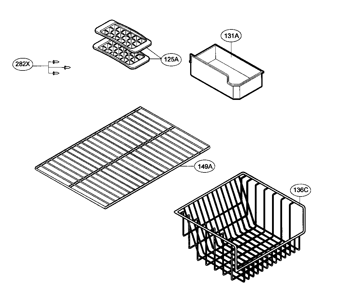 Freezer parts