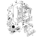 LG LRBC20512WW case parts diagram