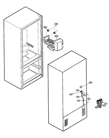 Water/ice maker parts