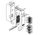 Kenmore 79539113600 freezer compartment diagram