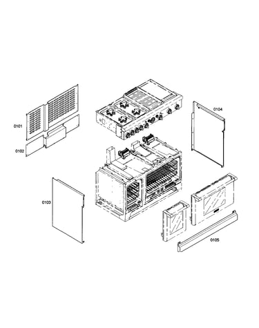 Outside cabinet
