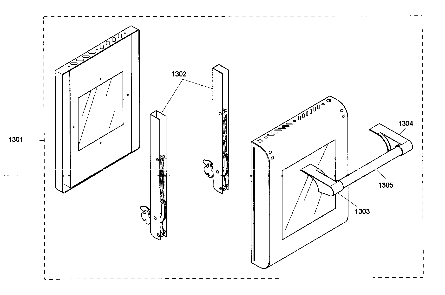 Small oven door