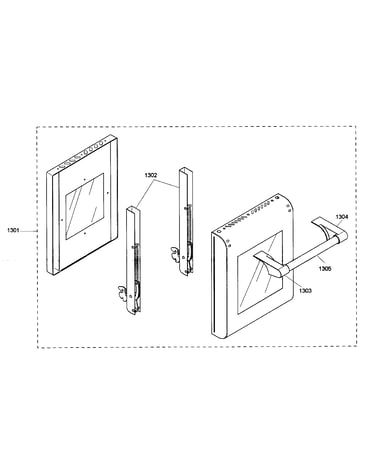 Small oven door