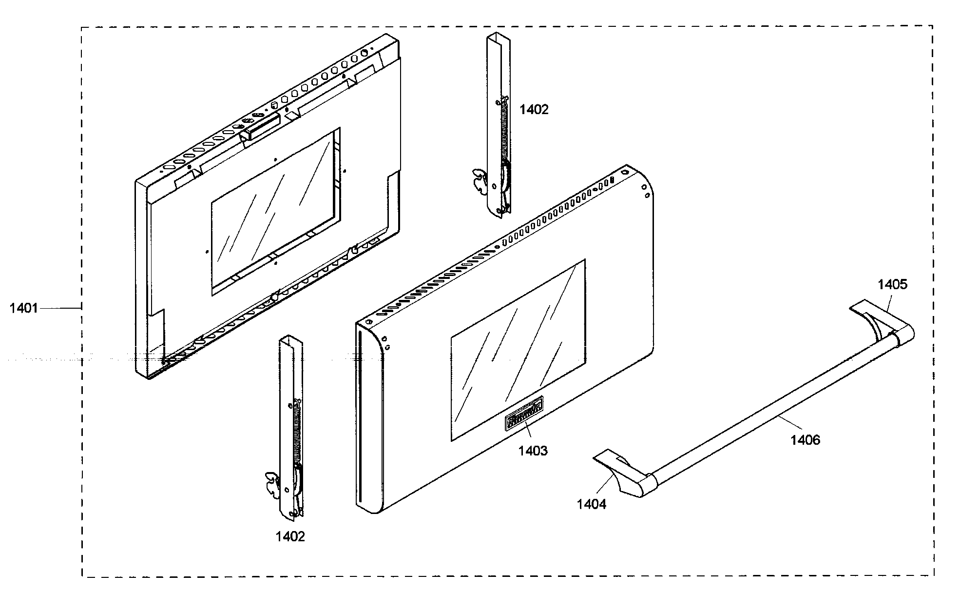 Large oven door