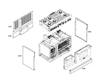 Thermador PRG486ELG01 cabinet parts diagram