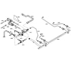 Thermador PRL364EDG02 gas supply assy diagram