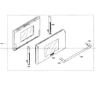 Thermador PRG486EDG03 large door diagram