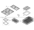 Thermador PRG486EDG03 accessory diagram