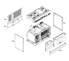 Thermador PRL486EDG02 outside parts diagram
