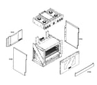 Thermador PRG364EDH02 outside parts diagram