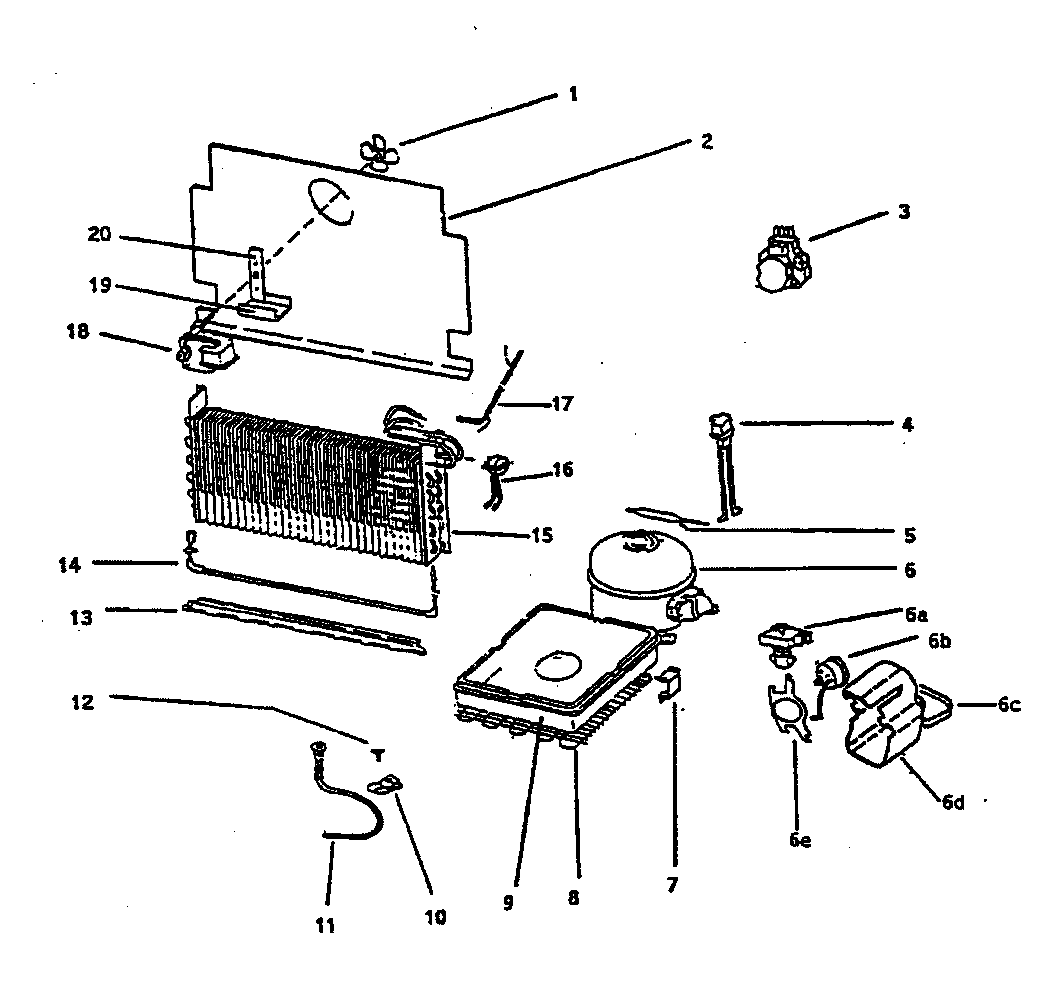 Refrigerator unit compartment system