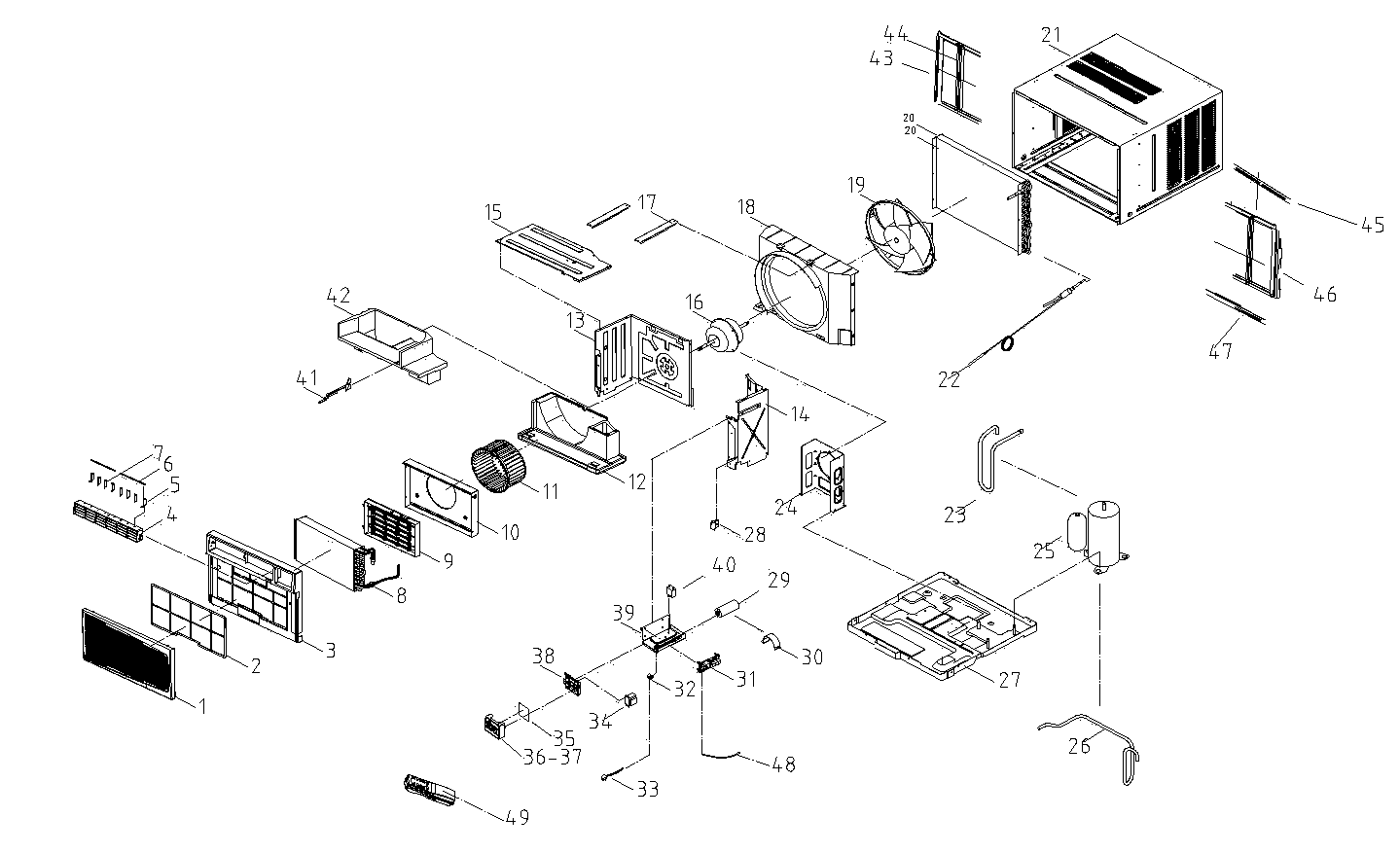Cabinet parts
