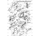 Hitachi DZ-HS500A cabinet parts diagram