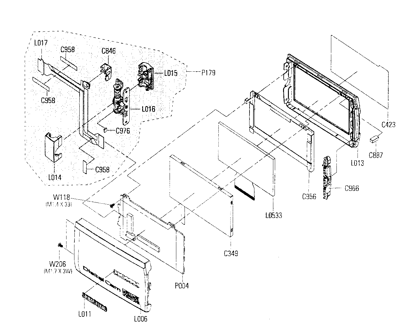 Lcd assy