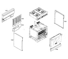 Thermador PRD304EG/02 cabinet parts diagram